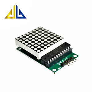 Max7219 Dot matrix Led modulo Display 8x8 blocchi elettronici Dupont cavo Led Driver Board MCU LED Display di controllo