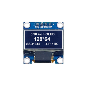 0.96 pollici 128*64 colore bianco blu giallo schermo PMOLED SSD1315 modulo LCD seriale con adattatore 4pin scheda Driver PCB - Product Image 2