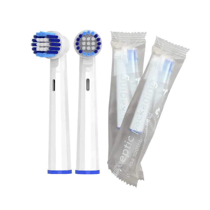 Testine di ricambio per spazzolino da denti con testina di ricambio per spazzolino da denti rotante pulito di vendita calda compatibili con oral