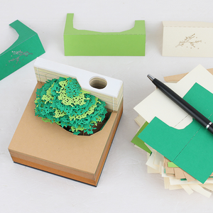 DIY Creative Japan Craft <strong>Note</strong> Paper Art Building <strong>Block</strong> 3D <strong>Sticky</strong> <strong>Notes</strong> <strong>Memo</strong> Pads Stickers Creative Tree House Post <strong>Notes</strong> - Product Image 5
