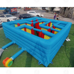 大人と子供のためのインフレータブル迷路/インフレータブル迷路迷路/インフレータブルレーザータグ - Product Image 2