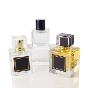 Vintage 30ml 50ml 100ml Square Clear Perfume Bottle 50 <strong>ml</strong> <strong>100</strong> <strong>ml</strong> Empty Small Perfume Glass Bottle With <strong>Box</strong> - Product Image 3