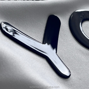 Tùy Chỉnh Kích Thước 3D Thạch Kết Thúc Silicone Cao Su Logo Vá Truyền Nhiệt Logo Cho Thể Thao Đồng Phục Quần Áo Trang Phục - Product Image 1