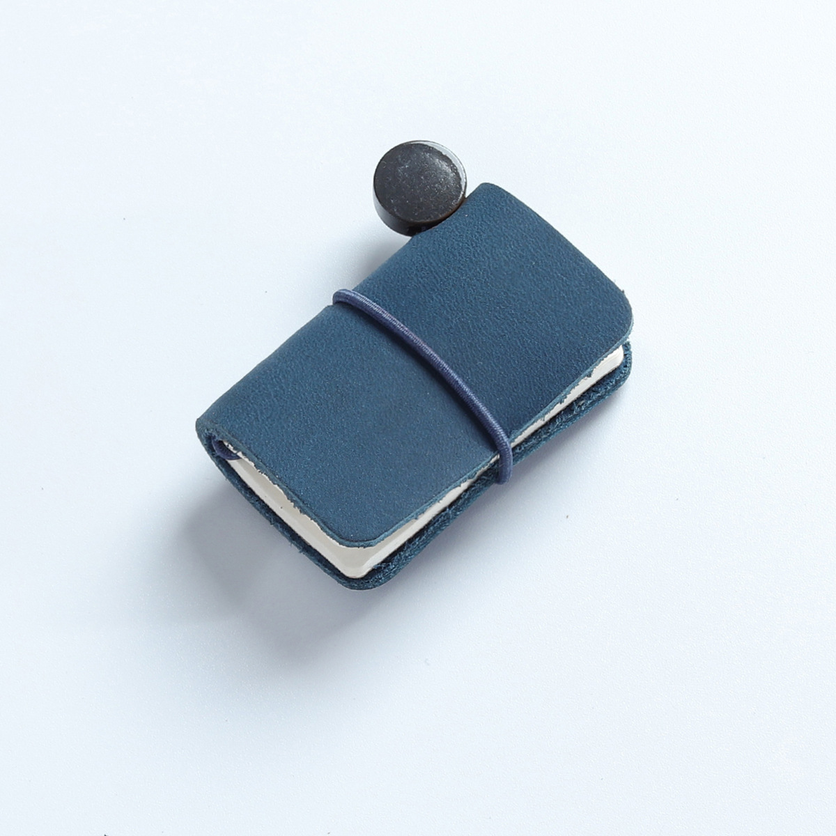 Bleu (cuir ciré)
