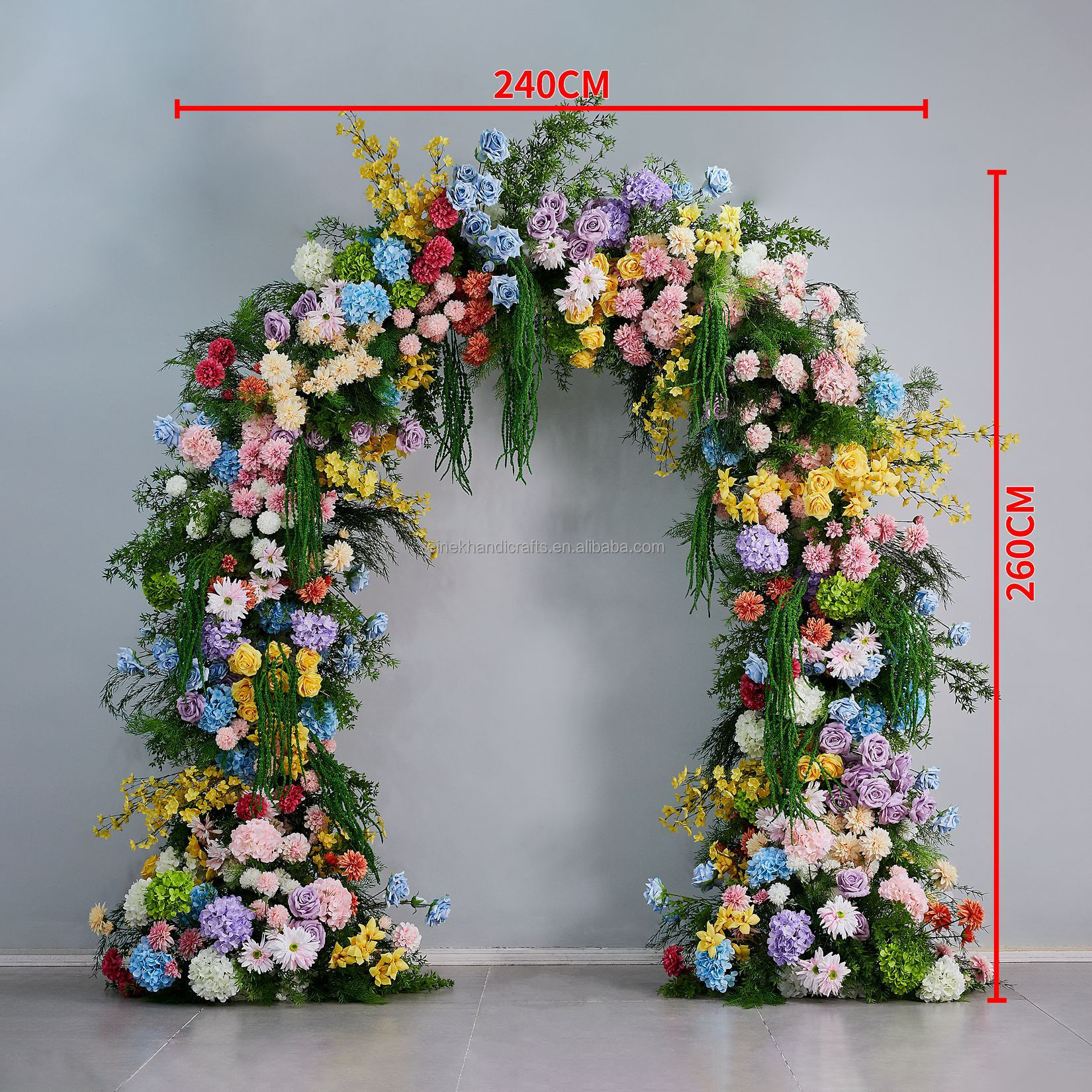 # 10 flores de 240*260cm+soporte de metal