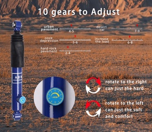 ABM עבור נטה V kyb יפן חלקי חילוף לרכב מלפנים ומאחור ימין ושמאל בולם זעזועים מתכוונן עבור נטה v s u