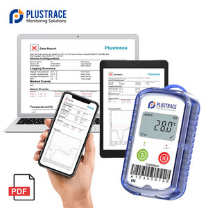 PLUSTRACE G6B 2G-120 Wireless Real <strong>Time</strong> <strong>Temperature</strong> and Humidity Data Logger Single Use Location Trackers for Cold Chain - Product Image 6