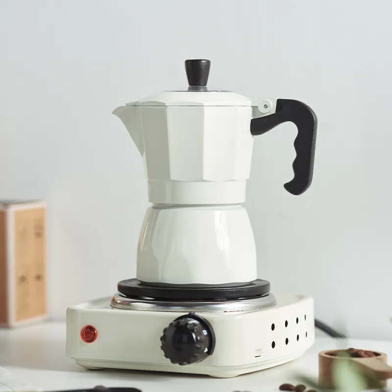 SIYUE sıcak satış yeni stok özel taşınabilir 3/6cup İtalyan alüminyum espresso kahve makinesi tera 2531 Bialetti kahve makinesi