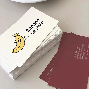 14 Pt Cardstock ไม่เคลือบผิวคราฟท์ที่กำหนดเองขอบคุณบัตรขอบคุณบันทึกแบนขอบคุณการพิมพ์บัตร - Product Image 6