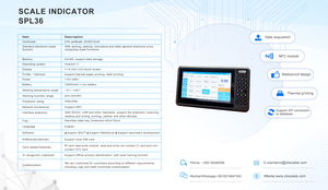 Display LCD RS232 Android 11/Windows Platform scala piano indicatore di ponderazione supporto locale SIM Card - Product Image 5
