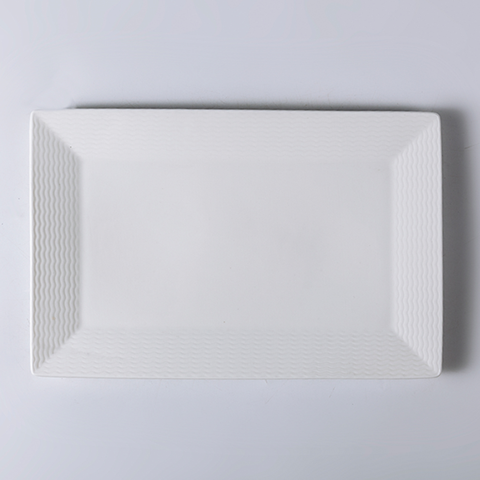 Plato rectangular de 12"