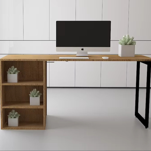 Escritorio ejecutivo de diseño moderno para oficina comercial Estación DE TRABAJO ergonómica con particiones de oficina y mesas de ordenador - Product Image 5