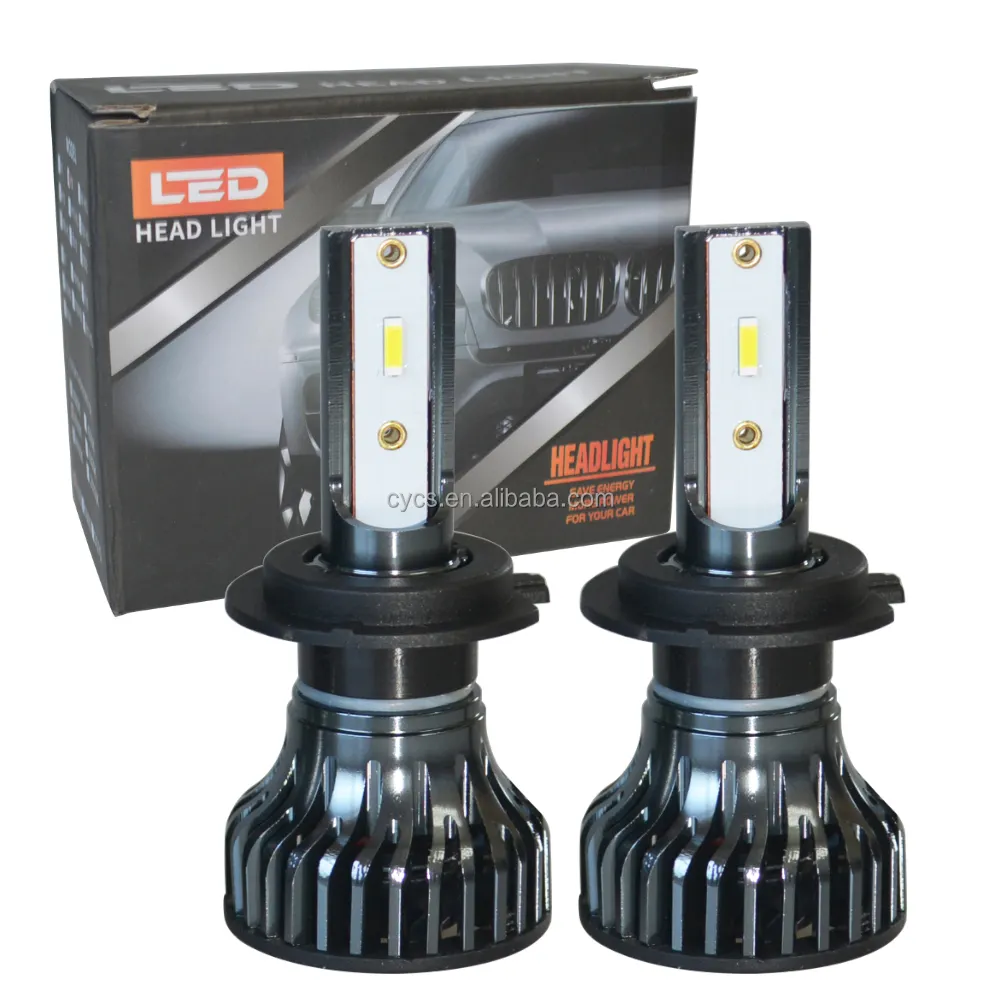 F2 1860 luz de led automotiva, 12 volts, farol de led para carro, iluminação led, h7