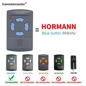 Clone <strong>Hormann</strong> <strong>868</strong> HSM2 HSM4 Hs1 Hs2 Hs4 Hse2 Hse4 Remote Control Garage Door - Product Image 1