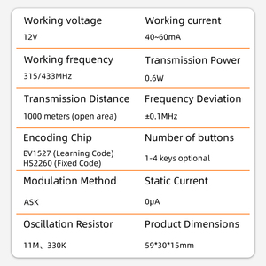 1/4 düğme isteğe bağlı kablosuz 433 MHz evrensel akıllı uzaktan kumandalar garaj kapısı ışık fanı için anahtarları - Product Image 5