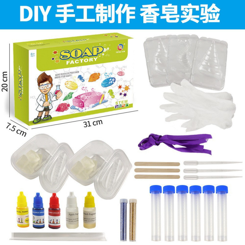 Kit de experimento para hacer jabón DIY