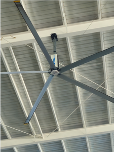 Julai 5 lưỡi 24ft tiếng ồn thấp Đức động cơ lớn hvls Quạt trần công nghiệp cho hội thảo phòng tập thể dục nhà máy giá bán buôn - Product Image 6