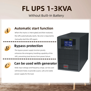 PBP Factory's Pure Sine Wave <strong>Online</strong> 1000VA UPS <strong>1kva</strong> 800W Lightning Protection Zero Change Time Office <strong>Single</strong> <strong>Phase</strong> Lithium - Product Image 2