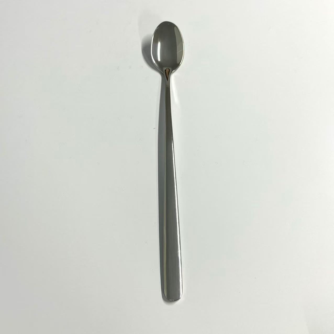 304 Cuillère à glace longue élégante - Argent