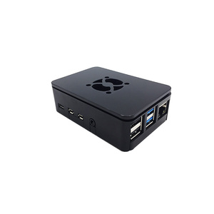 Nuovissima custodia in plastica Raspberry Pi 4 modello B/4B /B + ABS con Logo - Product Image 1