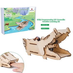 Keyes tudio Crocodile Creative Learning Starter Kit DlY STEM Programmier ausbildung Robot Kit mit Micro bit Mainboard