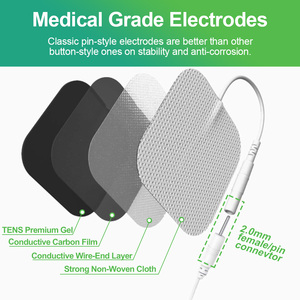 Eletrodos reutilizáveis para máquina de <span class=keywords><strong>tens</strong></span>, conjunto de eletrodo 2x4 para máquina de <span class=keywords><strong>tens</strong></span> - Product Image 3
