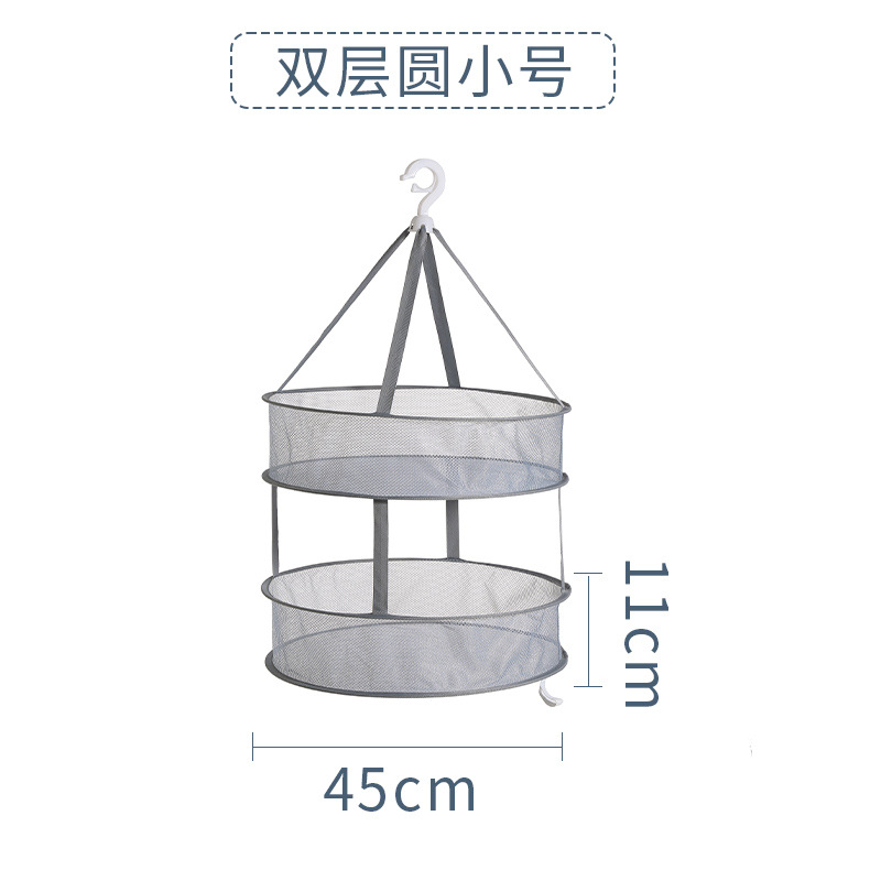 Small size 45cm, two-layer with gusset (grey)