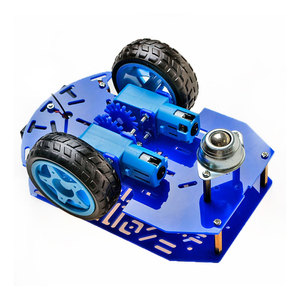 Bullseye колесо умный робот автомобиль шасси комплект 2WD акриловое шасси для 2WD обхода отслеживание мотора DIY умный робот автомобиль - Product Image 2