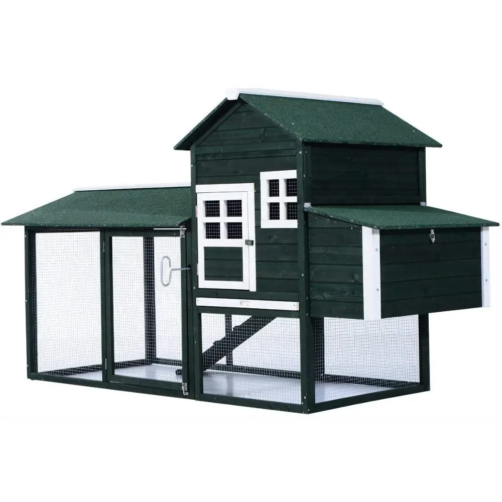 Suibian — Cage de volaille en bois pour poulailler, plateau et rampe amovibles pour élevage de volaille