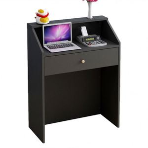 Caja registradora moderna, Mostrador de madera al por menor, Mostrador de caja, Mostrador de pago rosa, mostradores de recepción a la venta - Product Image 5