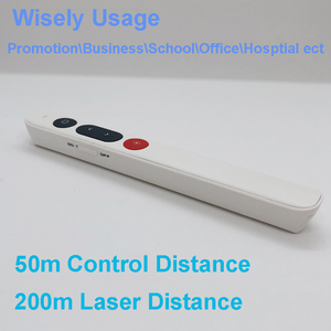 Penna Clicker per presentazione Wireless punto di presentazione remoto lungo raggio di controllo Powerpoint Clicker puntatori Laser telecomandati - Product Image 3