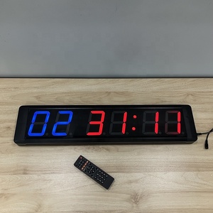LED digitale grande intervallo programmabile palestra Timer orologio da parete conto alla rovescia gara boxe Timer - Product Image 5