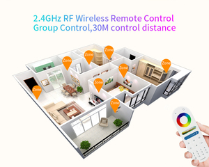 2024 новый пульт дистанционного управления Zigbee, беспроводной контроллер RGBW RGB CCT, совместимый со смарт-шлюзом Tuya - Product Image 6