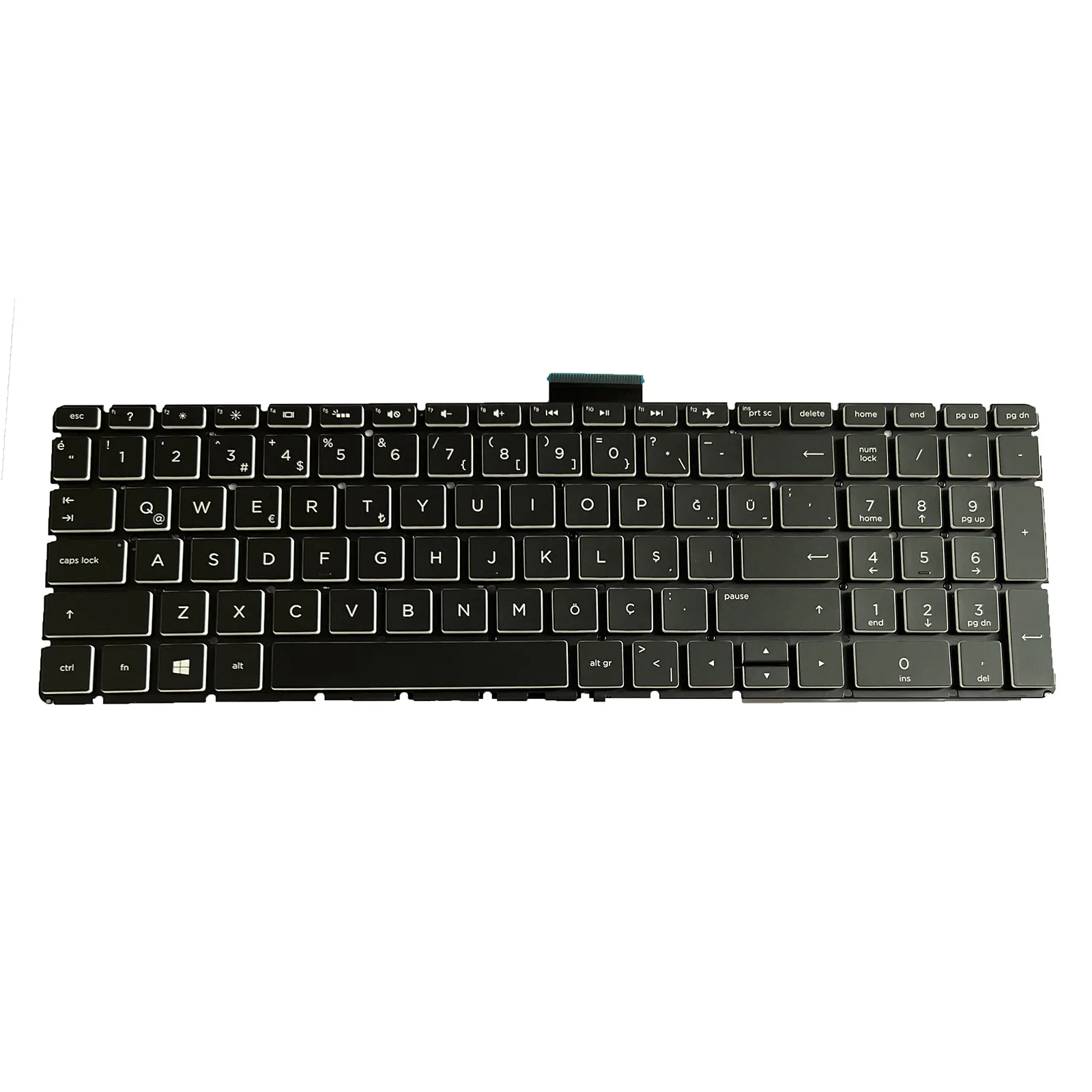 لوحة مفاتيح جديدة لhp 15-BS076NR 15-BS077NR 15-BS078CL 15-BS078NR 15-BS080WM لوحة مفاتيح إضاءة خلفية TR سوداء