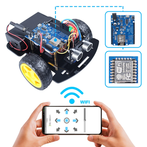 2WD Kit di automazione Robot intelligente per la versione completa di Kit di avviamento pubblicitario ESP8266 D1 programmazione Wifi Robot di codifica da te