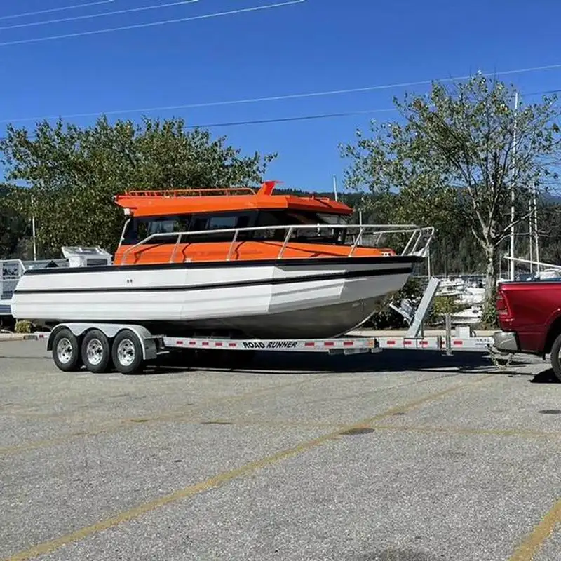 Gospel 30ft Speed Rowing XL Cabin Cruiser Yacht barca da pesca in alluminio di lusso in vendita