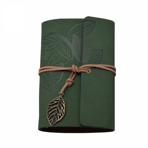 Reisen begünstigt Factory Outlet High-End-Vintage-Leder-String-Verschluss PU-Cover Notebook benutzer definierte Journal - Product Image 1