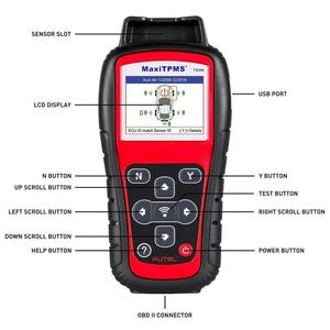 Autel TS508WF TPMS Tire Pressure Monitoring <strong>System</strong> OBDII Adapters All Car TPMS Diagnostic Tool for <strong>Program</strong> MX-Sensor - Product Image 2