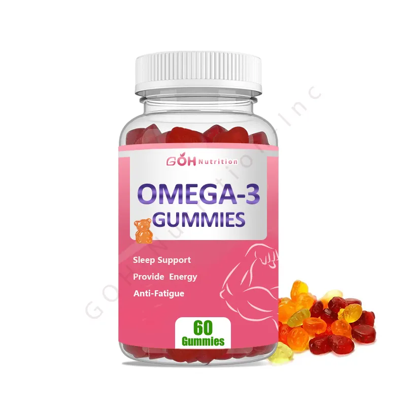 GOH OEM Private Label Fish Oil Omega 3 Gummies EPA+DHA Omega-3 Gummies For Immune Support