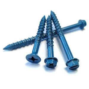 Mavi Ruspert düz Phillips Hex beton elmas kafa noktası vida duvarcılık blok veya tuğla ankraj için - Product Image 4