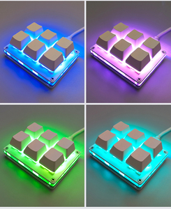 Wired Mini 6-<strong>Key</strong> <strong>Keyboard</strong> Mechanical Gaming <strong>Keyboard</strong> 6 <strong>Key</strong> RGB Programming <strong>Keyboard</strong> for Windows Mac IOS Android - Product Image 6