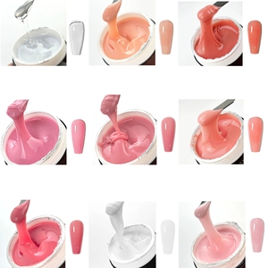 15ml Nude <strong>Clear</strong> <strong>Pink</strong> White Building <strong>Gel</strong> for Nails Finger Extensions Form Tips Repair Broken Nail UV Building <strong>Gel</strong> Nail Varnish - Product Image 2