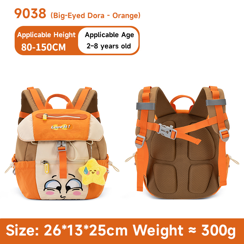 9038 occhi grandi Dora arancione