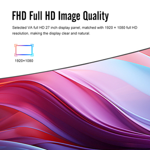 27 pollici Oem nuovo Design Fhd Monitor per Computer Pc display piatto Lcd con retroilluminazione a Led tipo Monitor curvo per Computer Desktop - Product Image 3
