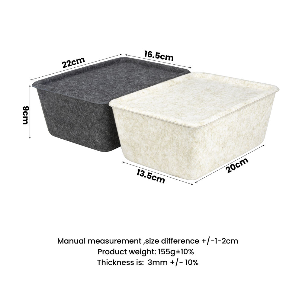 felt desk drawer organizer