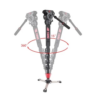 Jy0506b nhôm chuyên nghiệp Monopod/Tripod cho máy ảnh với Pan/Tilt đầu và mang theo túi bởi JieYang (mô hình: jy0506b) - Product Image 4