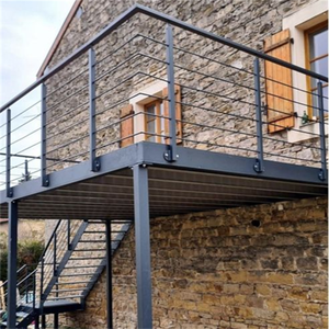 CBMmart beliebtes Modedesign Aluminium Stahl Deck Geländer Balustraden Handläufe Baluster Treppen geländer Zaun für Häuser - Product Image 2