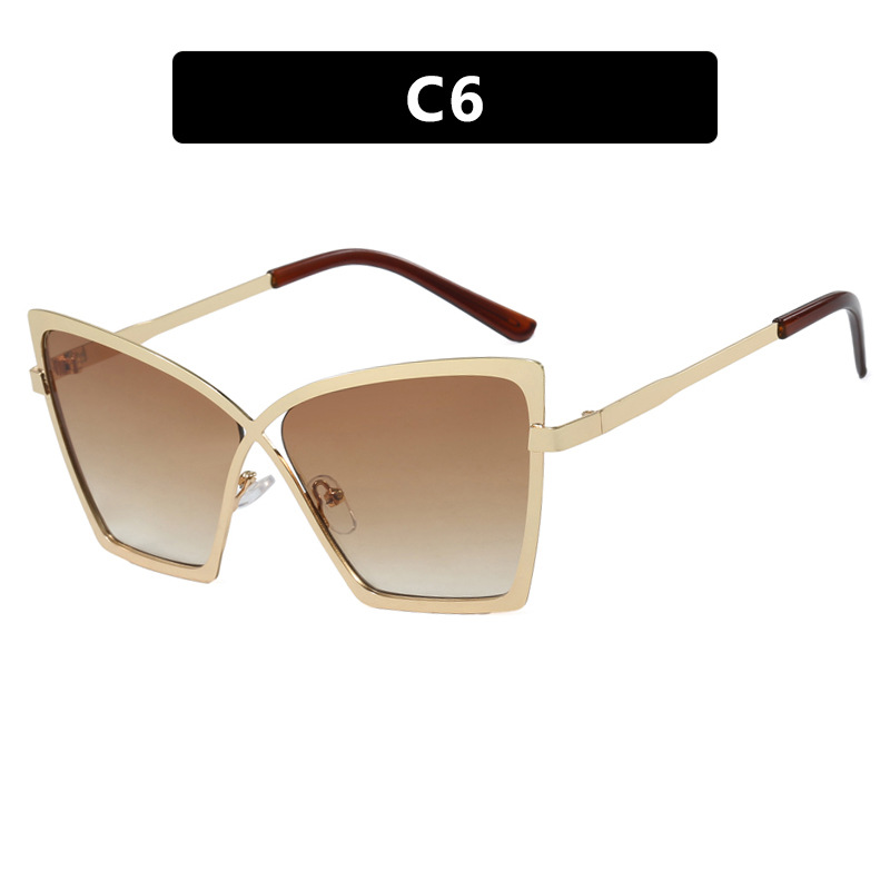 Lente de gafas de sol dorado/doble té