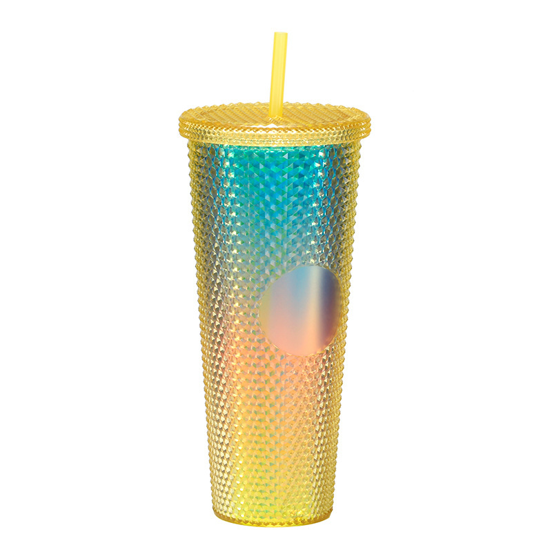 Translucent yellow-green pink