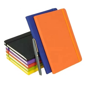 Low MOQ maßge schneiderte Großhandel Promotion A5 Business-Stil PU-Leder Hardtop Draht montiert Notebooks für Studenten